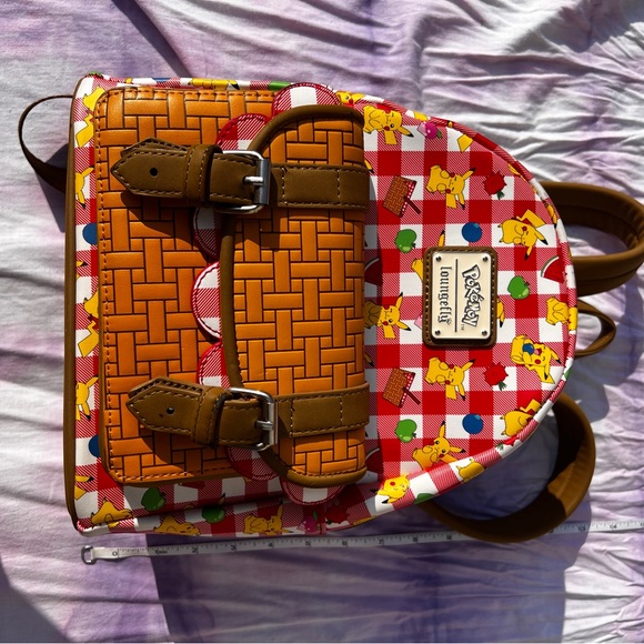 Loungefly Picnic Pikachu Mini Backpack - Picture 1 of 10